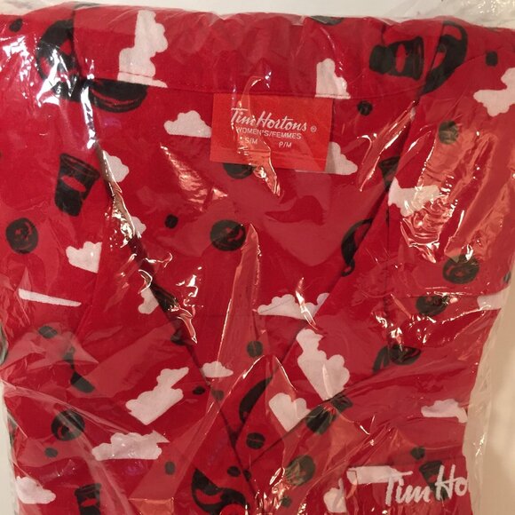 Tim Hortons Coffee Donuts Doughnuts Women Pyjamas Pjs Small Medium NEW In Packag - Picture 1 of 4